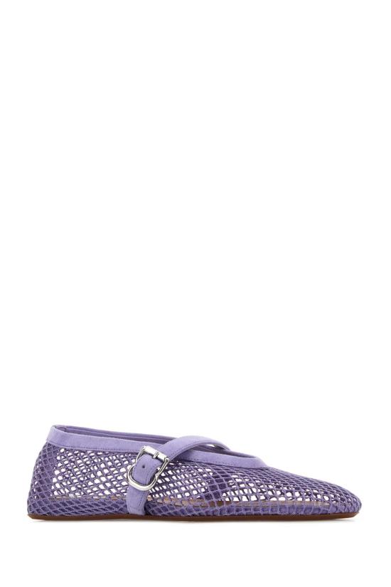 26FW 알라이아 피쉬넷 발레 플랫 AA3A029TK061 452 Purple - ALAIA
