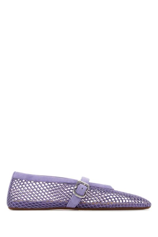 26FW 알라이아 피쉬넷 발레 플랫 AA3A029TK061 452 Purple