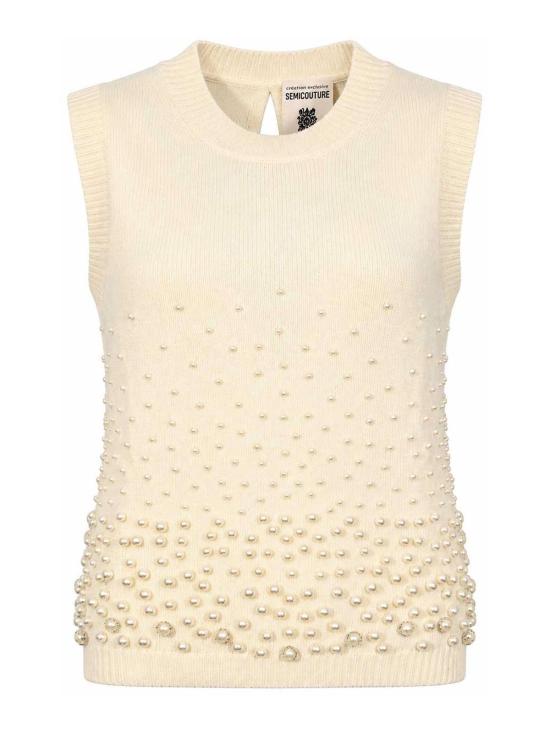 26FW 세미쿠튀르 베스트 Y6WH60A193 CREAM