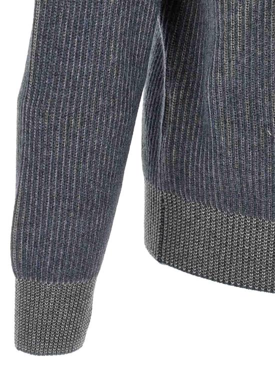 26FW 브루넬로 쿠치넬리 캐시미어 가디건 M22700506CYT41 BLUE - BRUNELLO CUCINELLI