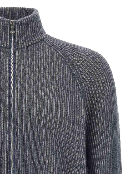 26FW 브루넬로 쿠치넬리 캐시미어 가디건 M22700506CYT41 BLUE - BRUNELLO CUCINELLI