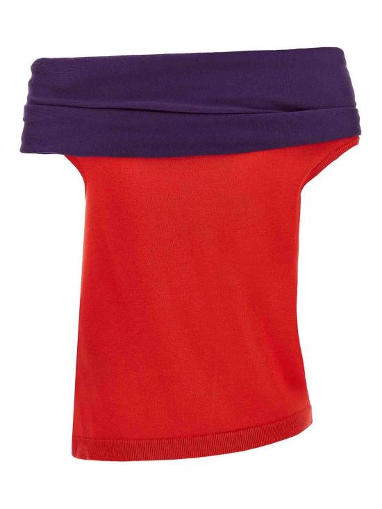 26FW JW앤더슨 민소매 티셔츠 KW1576YN0100459 RED - JW ANDERSON