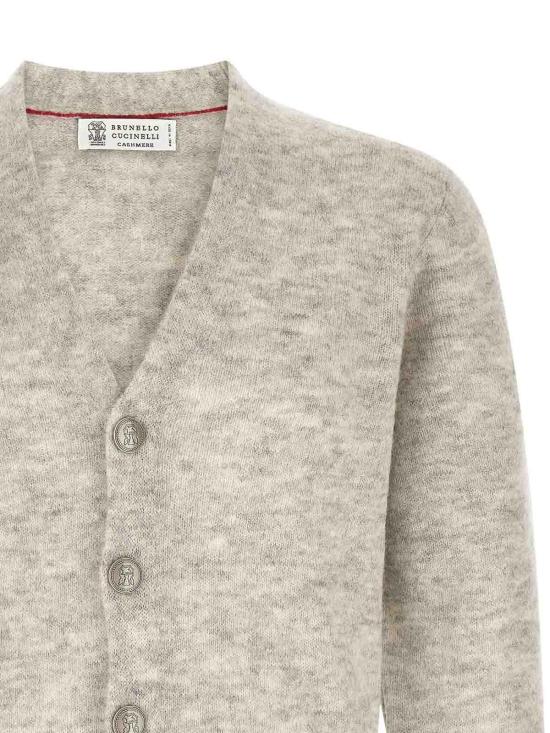 26FW 브루넬로 쿠치넬리 가디건 MTF709906CY921 GREY - BRUNELLO CUCINELLI