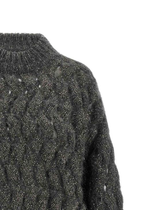 26FW 브루넬로 쿠치넬리 탑 MNT347514CGD77 GREY - BRUNELLO CUCINELLI