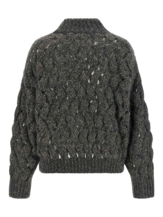 26FW 브루넬로 쿠치넬리 탑 MNT347514CGD77 GREY - BRUNELLO CUCINELLI