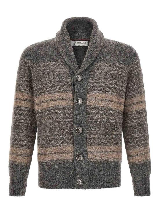 26FW 브루넬로 쿠치넬리 가디건 MTF710006CTR58 GREY