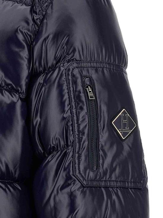 26FW 에르노 마야 후드 쇼트 다운 재킷 PI001416U129739200 BLUE - HERNO
