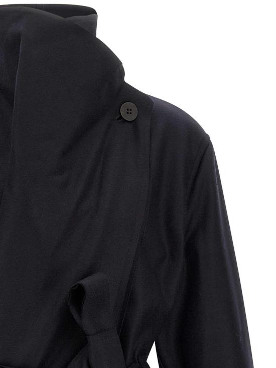 26FW 이세이 미야케 트렌치 코트 IM68JA21315 BLACK - ISSEY MIYAKE