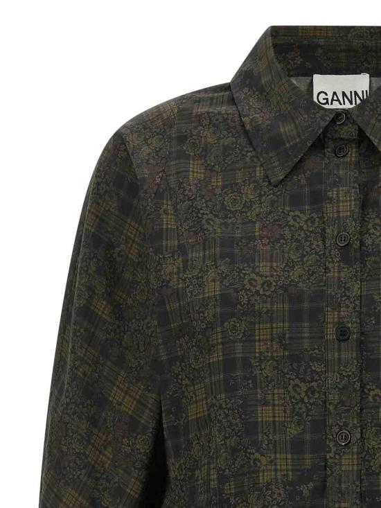 26FW 가니 셔츠 A1040505ZZ3 GREEN - GANNI