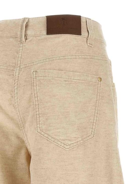 26FW 브루넬로 쿠치넬리 팬츠 MP185P4059C9881 BEIGE - BRUNELLO CUCINELLI