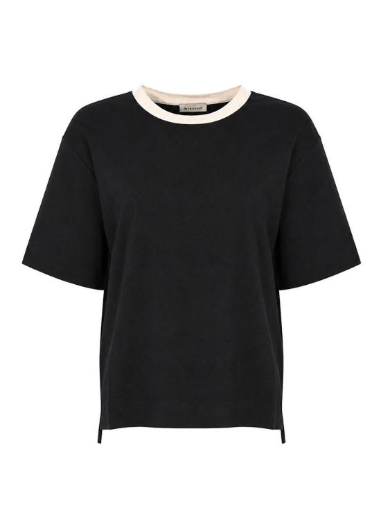 26FW 위켄드막스마라 반팔 티셔츠 26259760216E15 BLACK