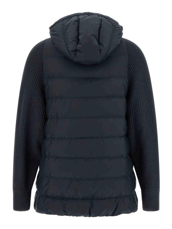 26FW 브루넬로 쿠치넬리 나일론 후드 다운 재킷 MD5987779PC8901 BLUE - BRUNELLO CUCINELLI