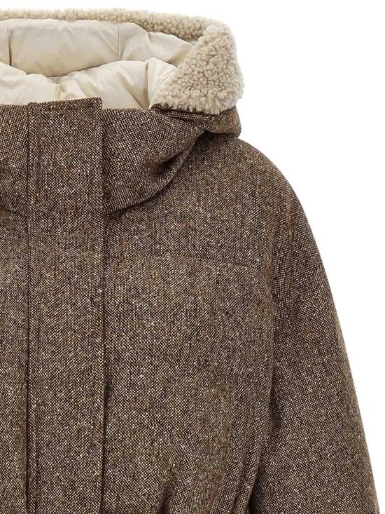 26FW 브루넬로 쿠치넬리 패딩 MD0029607C001 BROWN - BRUNELLO CUCINELLI