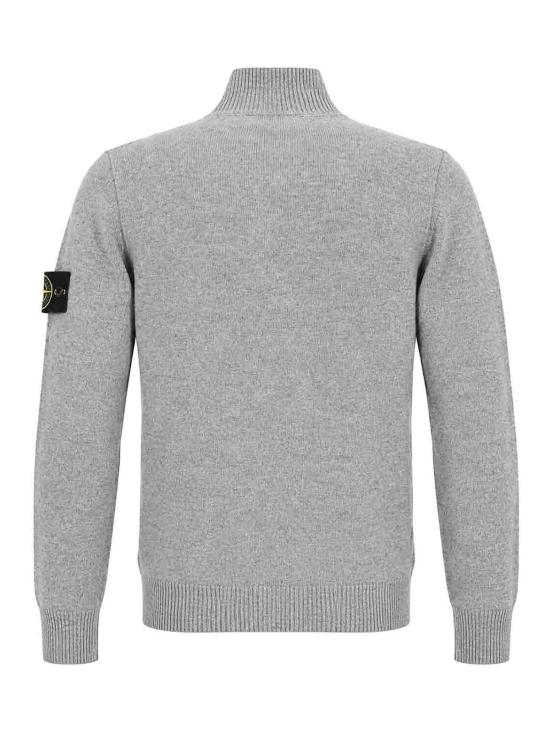26FW 스톤 아일랜드 램스울 하프집 점퍼 5100040S00A3V0M60 GREY - STONE ISLAND