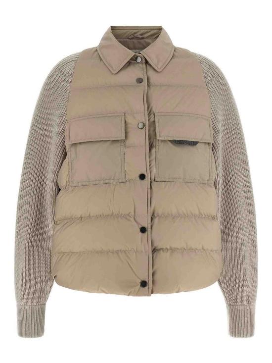 26FW 브루넬로 쿠치넬리 나일론 다운 재킷 MD5987696PC7958 BEIGE