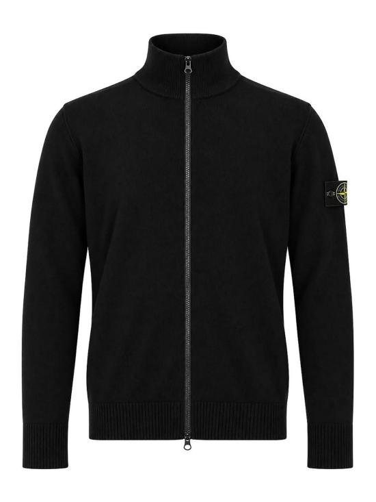 26FW 스톤 아일랜드 라이트 RWS 질롱 울 집업 가디건 5100023S00B4V0029 BLACK