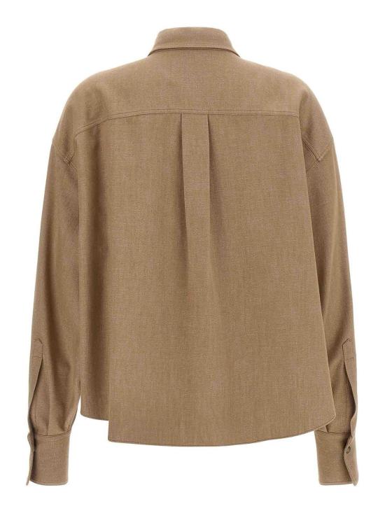 26FW 브루넬로 쿠치넬리 셔츠 MB148M1O26C006 BEIGE - BRUNELLO CUCINELLI