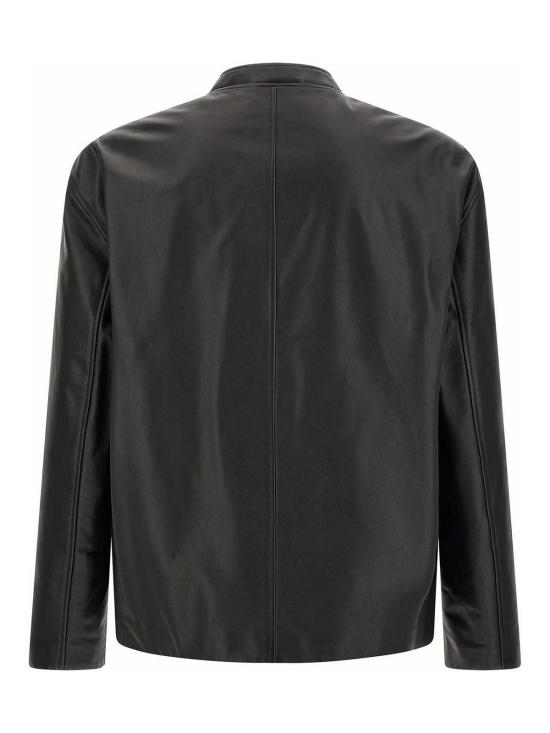 26FW 질샌더 가죽 자켓 J22SW0178J07236001 BLACK - JIL SANDER