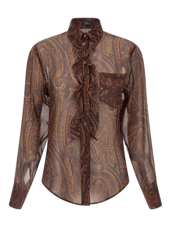 26FW 에트로 셔츠 WRIA011899SA124X0865 BROWN