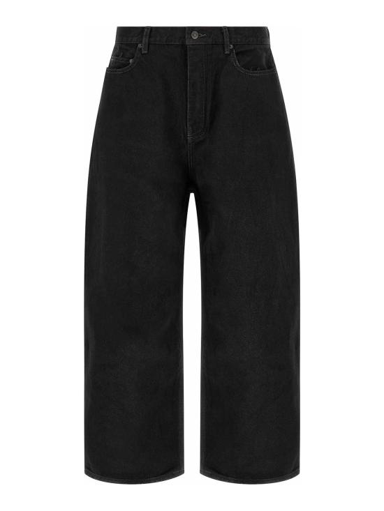 26FW 발렌시아가 스트레이트 팬츠 A0099CTBP478975 BLACK