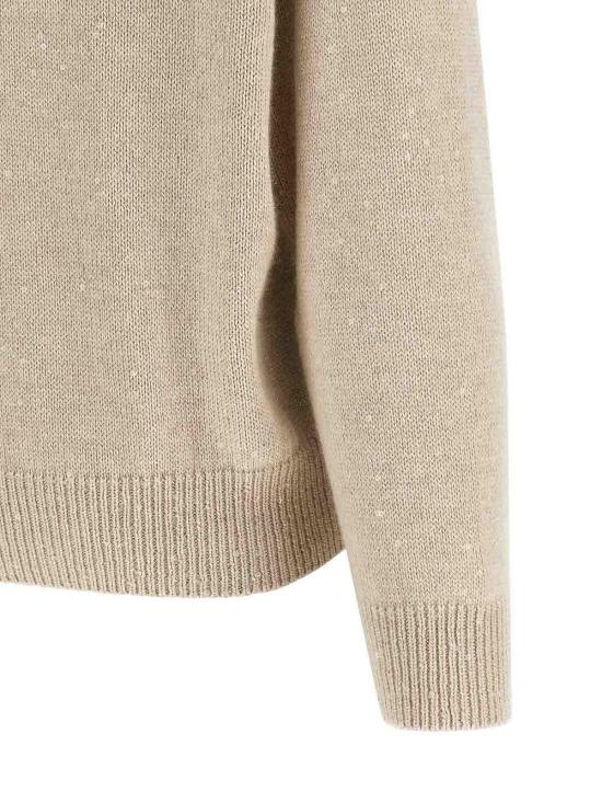26FW 브루넬로 쿠치넬리 탑 M73540802C9731 BEIGE - BRUNELLO CUCINELLI
