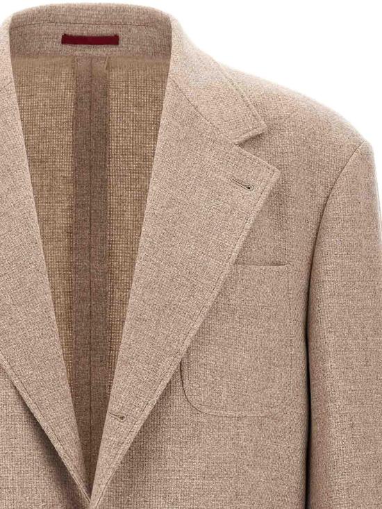 26FW 브루넬로 쿠치넬리 수트 자켓 MV4465BND8C311 BEIGE - BRUNELLO CUCINELLI
