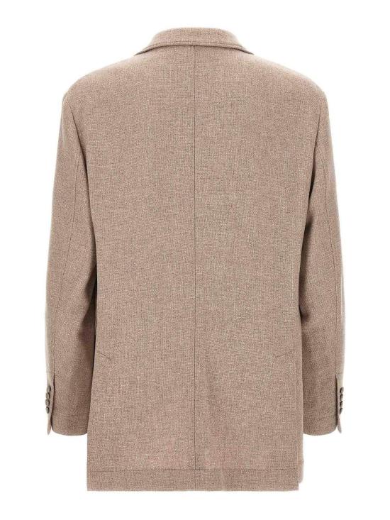 26FW 브루넬로 쿠치넬리 수트 자켓 MV4465BND8C311 BEIGE - BRUNELLO CUCINELLI