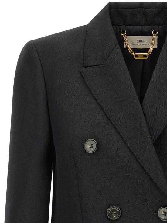 26FW 엘리자베타프랜치 수트 자켓 GI29067E2110 BLACK - ELISABETTA FRANCHI