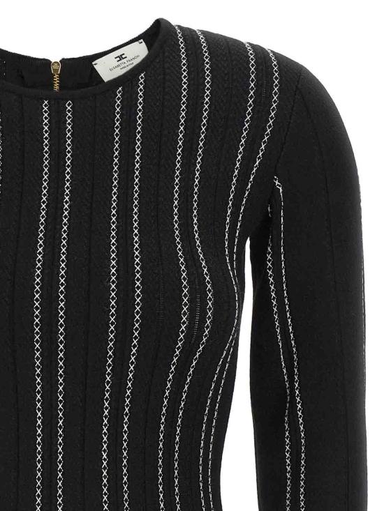 26FW 엘리자베타프랜치 미디 스커트 AM39Q67E2685 BLACK - ELISABETTA FRANCHI