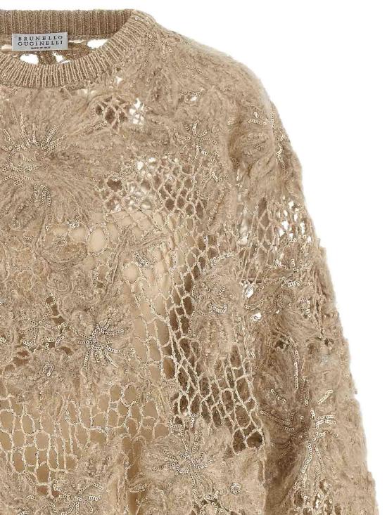 26FW 브루넬로 쿠치넬리 탑 MLRR18800C9140 BEIGE - BRUNELLO CUCINELLI