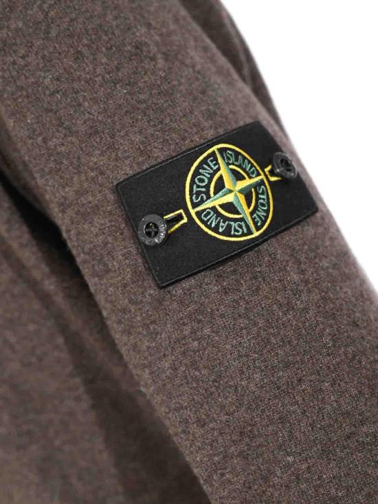 26FW 스톤 아일랜드 와펜 패치 니트 5100018S00B4V0M62 GREY - STONE ISLAND