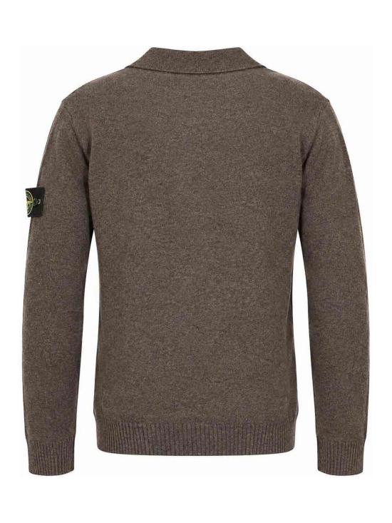 26FW 스톤 아일랜드 와펜 패치 니트 5100018S00B4V0M62 GREY - STONE ISLAND