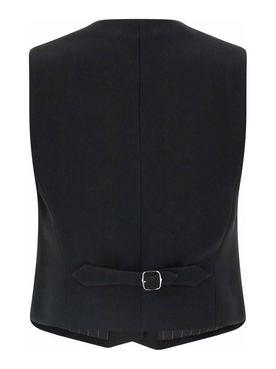 26FW 에르마노 설비노 베스트 D496N703TEILM95708 BLACK - ERMANNO SCERVINO