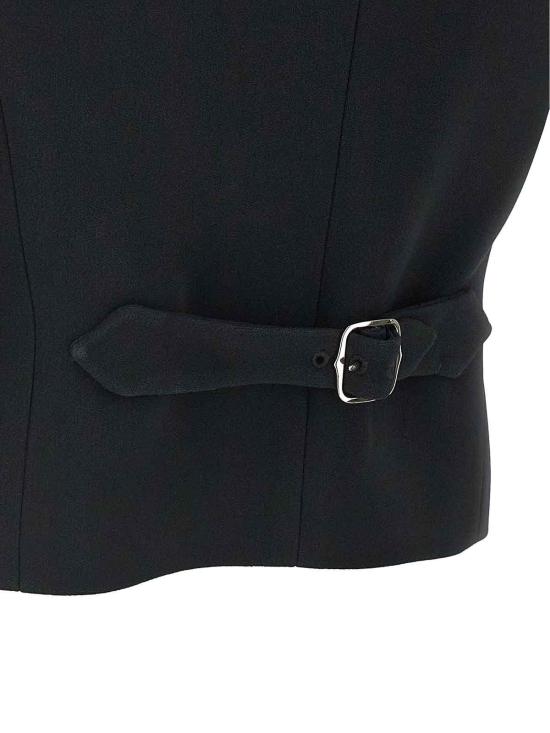 26FW 에르마노 설비노 베스트 D496N703TEILM95708 BLACK - ERMANNO SCERVINO