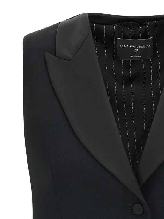 26FW 에르마노 설비노 베스트 D496N703TEILM95708 BLACK - ERMANNO SCERVINO