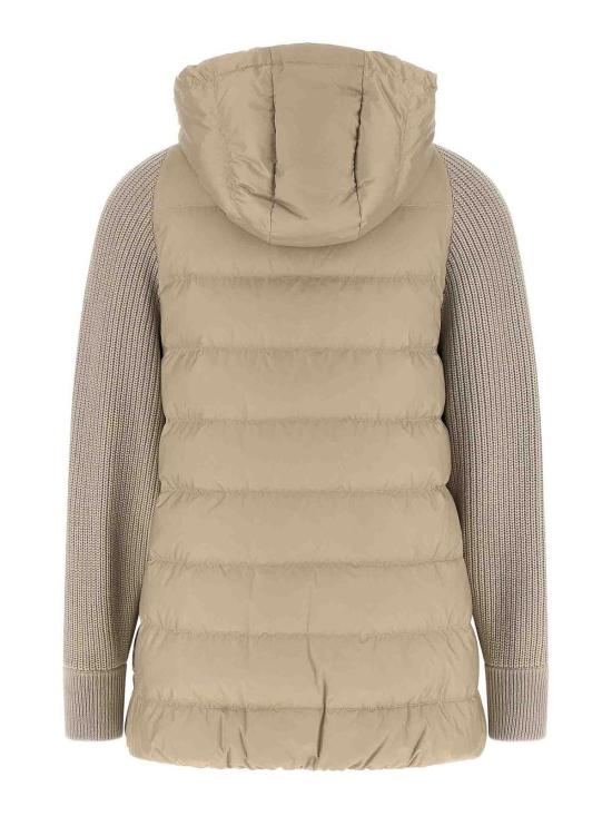 26FW 브루넬로 쿠치넬리 나일론 후드 다운 재킷 MD5987779PC7958 BEIGE - BRUNELLO CUCINELLI