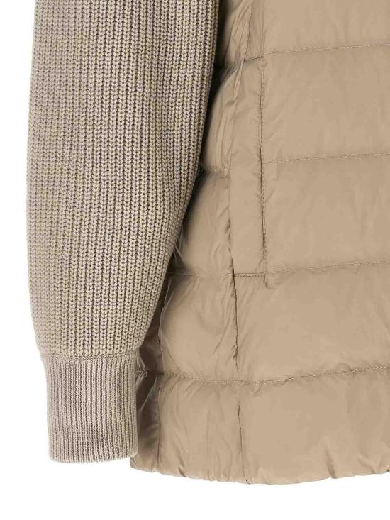 26FW 브루넬로 쿠치넬리 나일론 후드 다운 재킷 MD5987779PC7958 BEIGE - BRUNELLO CUCINELLI