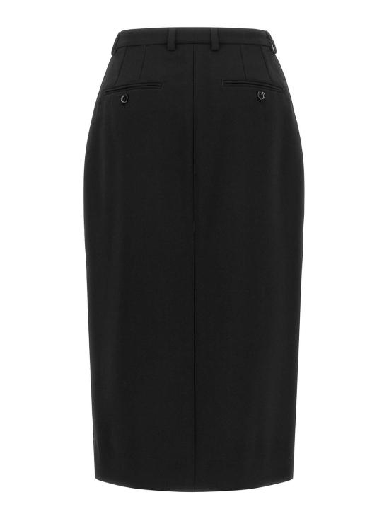 26FW 돌체앤가바나 미디 스커트 F4DKTTFU2L8N0000 BLACK - DOLCE & GABBANA