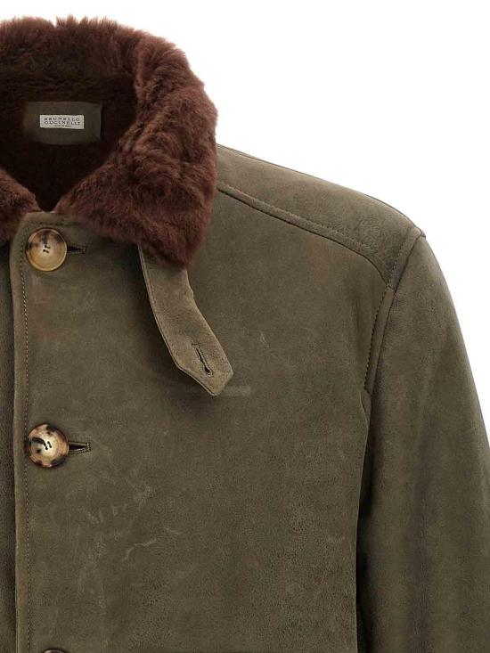 26FW 브루넬로 쿠치넬리 봄버 자켓 MPMWT1952CMD40 GREEN - BRUNELLO CUCINELLI