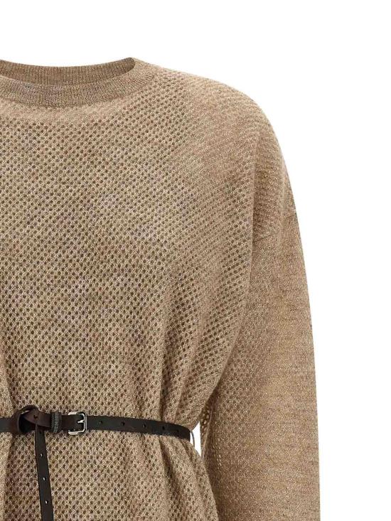 26FW 브루넬로 쿠치넬리 미디 스커트 MGG270A90PCZA11 BEIGE - BRUNELLO CUCINELLI