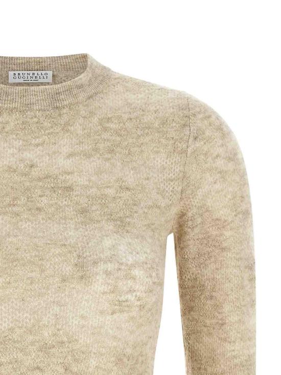 26FW 브루넬로 쿠치넬리 탑 MFR491700C9731 BEIGE - BRUNELLO CUCINELLI