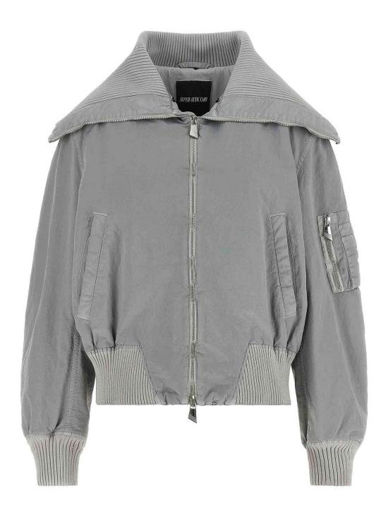 26FW 디 아티코 봄버 자켓 CAPWCB00132PAA140OD042 GREY - THE ATTICO