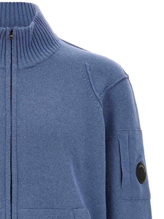 26FW 씨피 컴퍼니 가디건 21CMKN708A110149A871 LIGHT BLUE - C.P. COMPANY