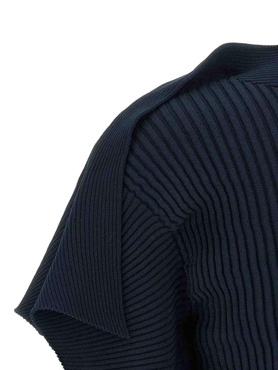 26FW 이세이 미야케 민소매 티셔츠 IM68KN29475 BLUE - ISSEY MIYAKE