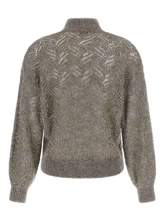 26FW 브루넬로 쿠치넬리 탑 MRG562504CQC50 GREY - BRUNELLO CUCINELLI