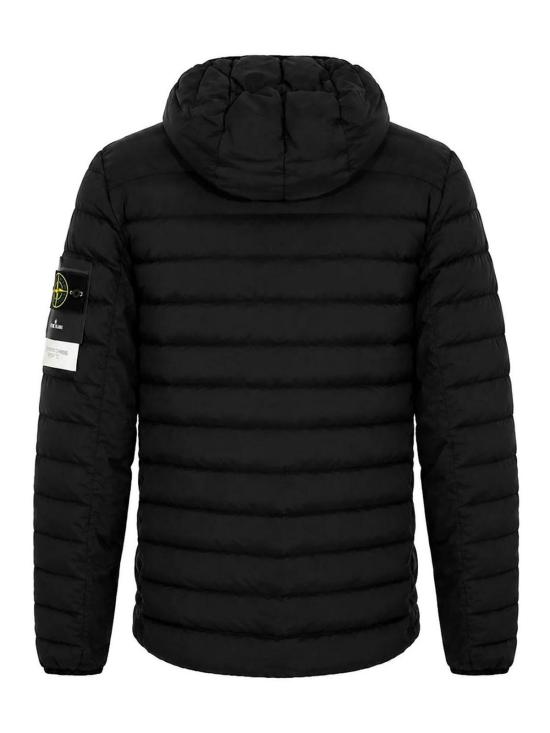 26FW 스톤 아일랜드 심리스 터널 나일론 다운 TC 후드 숏패딩 4100107S0183V0029 BLACK - STONE ISLAND