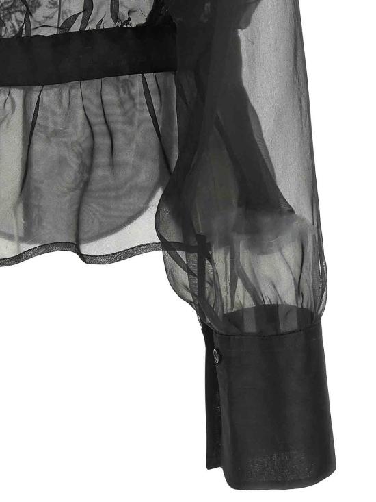26FW 에르마노 설비노 셔츠 D492K700APORG95708 BLACK - ERMANNO SCERVINO