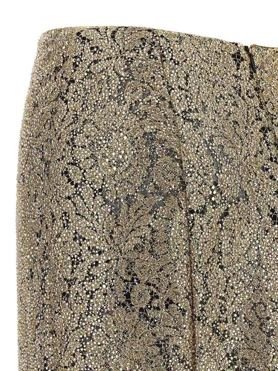 26FW 에르마노 설비노 미디 스커트 D492O701CTZJO50927 GOLD - ERMANNO SCERVINO