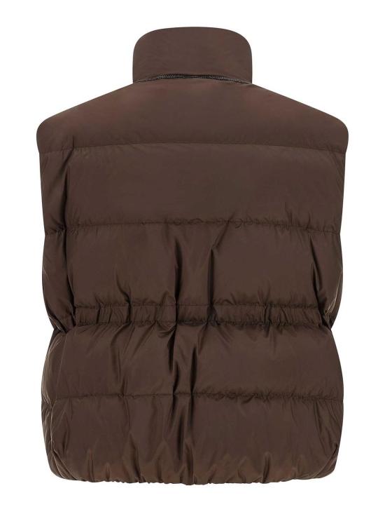 26FW 브루넬로 쿠치넬리 베스트 MD5987612C092 BROWN - BRUNELLO CUCINELLI