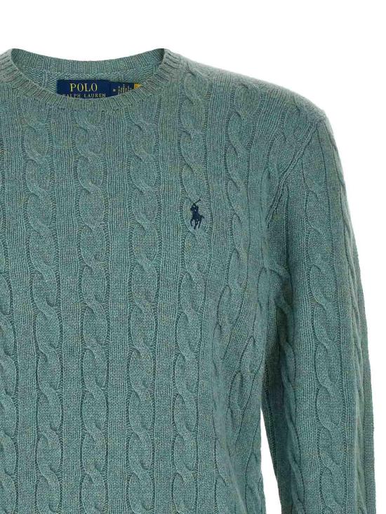 폴로 랄프로렌 케이블 니트 스웨터 710876762506 GREEN - POLO RALPH LAUREN